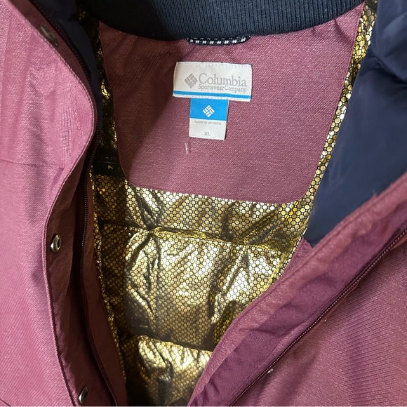Columbia Womenās Mount Si Down Parka Size XL NWT NEW WITH TAGS Gold Omniheat - Picture 4 of 10